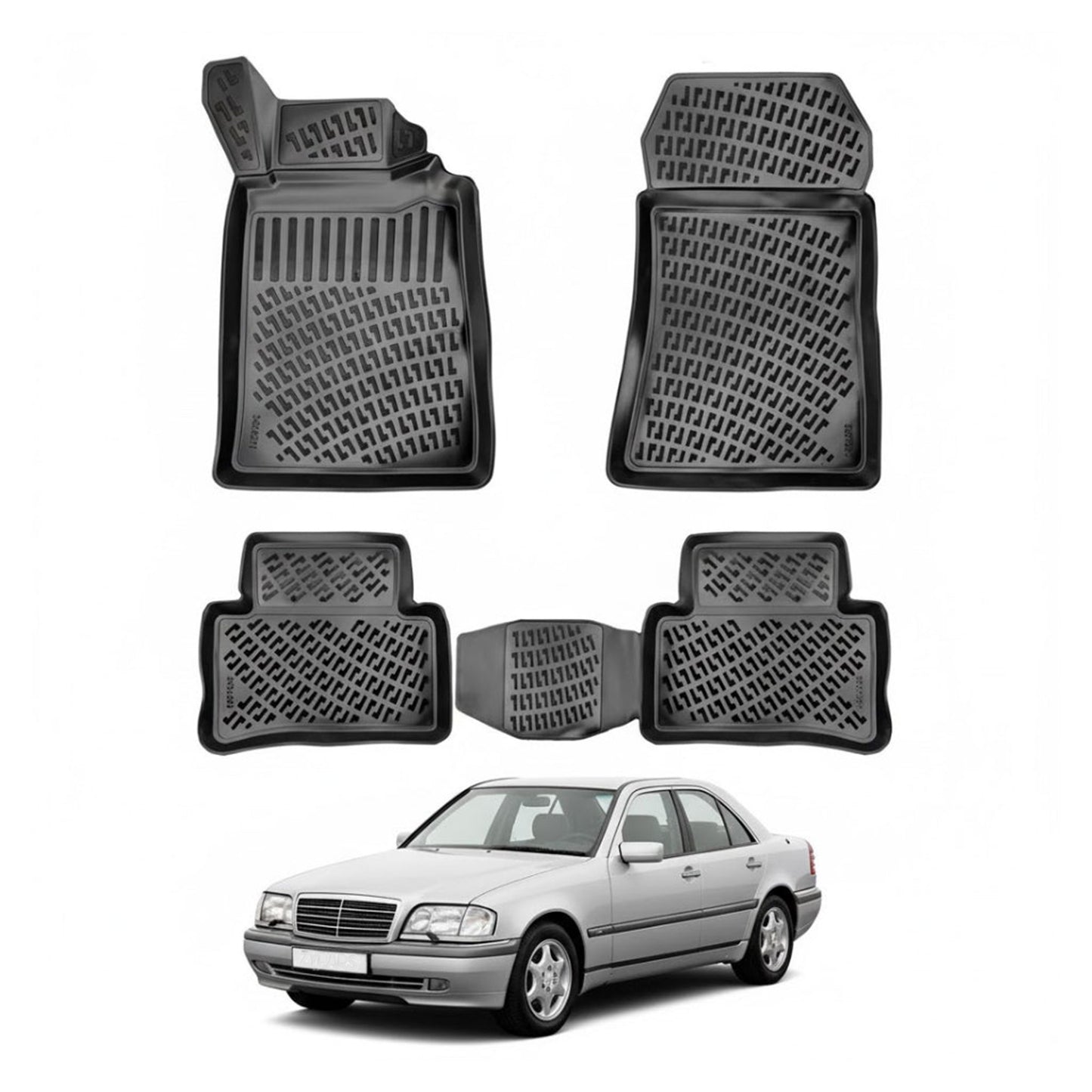 Mercedes C Class W202 Floor Mats 1993-2000 - Auto Accessory