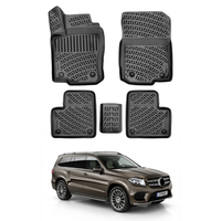 Mercedes GLS Floor Mats 2013-2019, TPE All Weather, Non Slip Car Interior Floor Liner