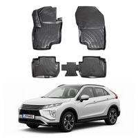 Mitsubishi Eclipse Cross Floor Mats 2021-2026, TPE All Weather, Non Slip Car Interior Floor Liner