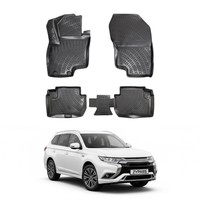 Mitsubishi Outlander Floor Mats 2019-2026, TPE All Weather, Non Slip Car Interior Floor Liner
