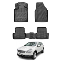 Nissan Qashqai Floor Mats 2006-2013, TPE All Weather, Non Slip Car Interior Floor Liner