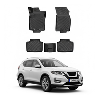 Nissan Rogue Floor Mats 2013-2021, TPE All Weather, Non Slip Car Interior Floor Liner
