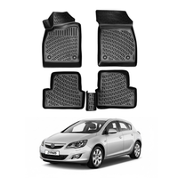 Opel Astra J Floor Mats 2009-2018, TPE All Weather, Non Slip Car Interior Floor Liner