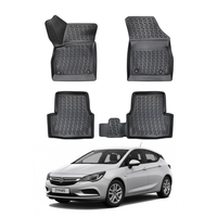 Opel Astra K Floor Mats 2015-2021, TPE All Weather, Non Slip Car Interior Floor Liner