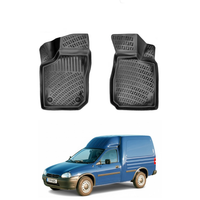 Opel Combo E Floor Mats 1993-2001, TPE All Weather, Non Slip Car Interior Floor Liner