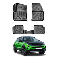 Opel Mokka Floor Mats 2021-2026, TPE All Weather, Non Slip Car Interior Floor Liner