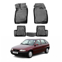 Opel Astra F Floor Mats 1991-1998, TPE All Weather, Non Slip Car Interior Floor Liner