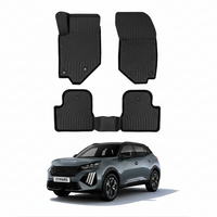 Peugeot Floor Mats 2008-2026, TPE All Weather, Non Slip Car Interior Floor Liner