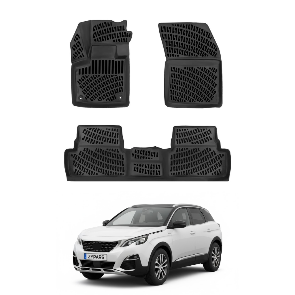 Peugeot 3008 Floor Mats 2016-2023 - Auto Accessory SKU: 0846