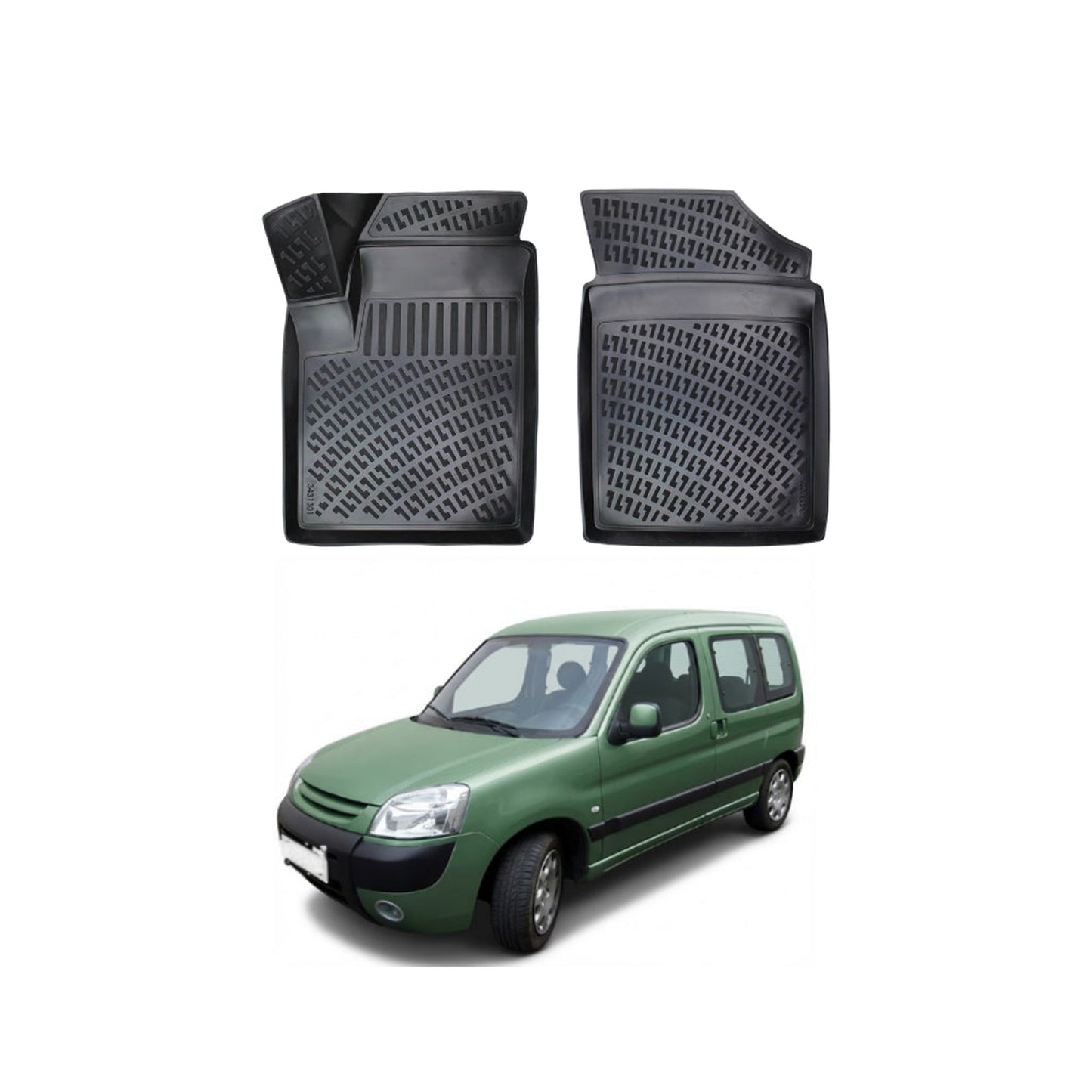 Peugeot Partner Floor Mats 1998-2008 - Auto Accessory