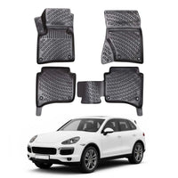 Porsche Cayenne Floor Mats 2011-2017 Dual Zone Air Conditioning - Auto Accessory SKU: 0887