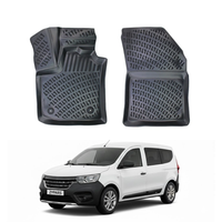 Renault Express Floor Mats 2021-2026, TPE All Weather, Non Slip Car Interior Floor Liner