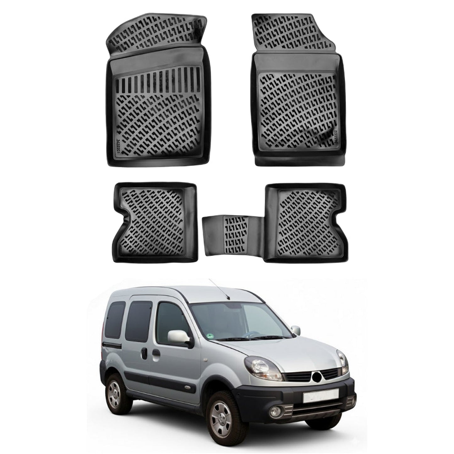 Renault Kangoo Floor Mats 1997-2007 - Auto Accessory