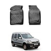 Renault Kangoo Floor Mats 1997-2007, TPE All Weather, Non Slip Car Interior Floor Liner