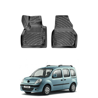 Renault Kangoo Floor Mats 2007-2014, TPE All Weather, Non Slip Car Interior Floor Liner