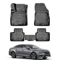 Renault Talisman Floor Mats 2015-2026, TPE All Weather, Non Slip Car Interior Floor Liner