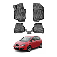 Seat Bottomea Floor Mats 2004-2015, TPE All Weather, Non Slip Car Interior Floor Liner