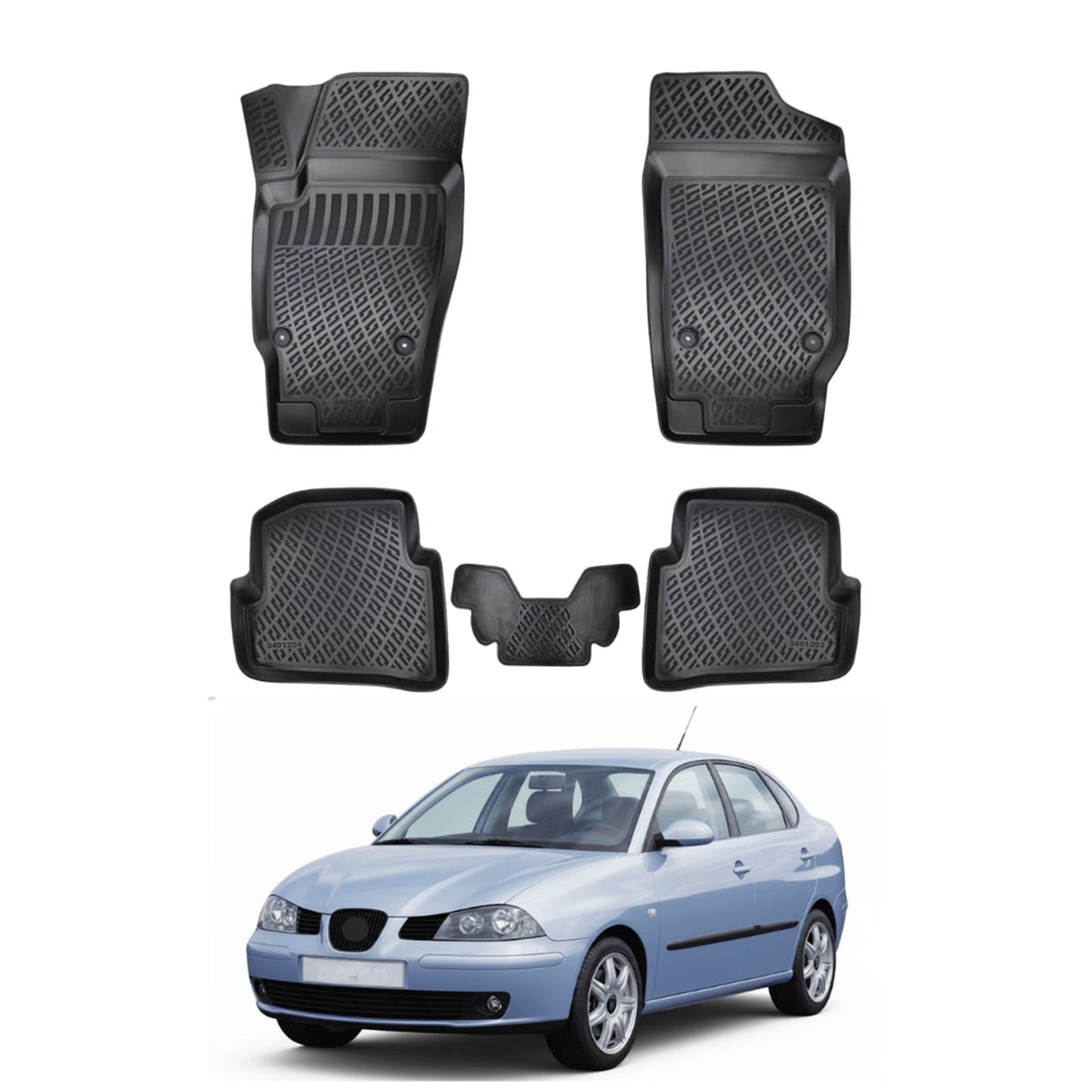 Seat Cordoba Floor Mats 2002-2008 - Auto Accessory