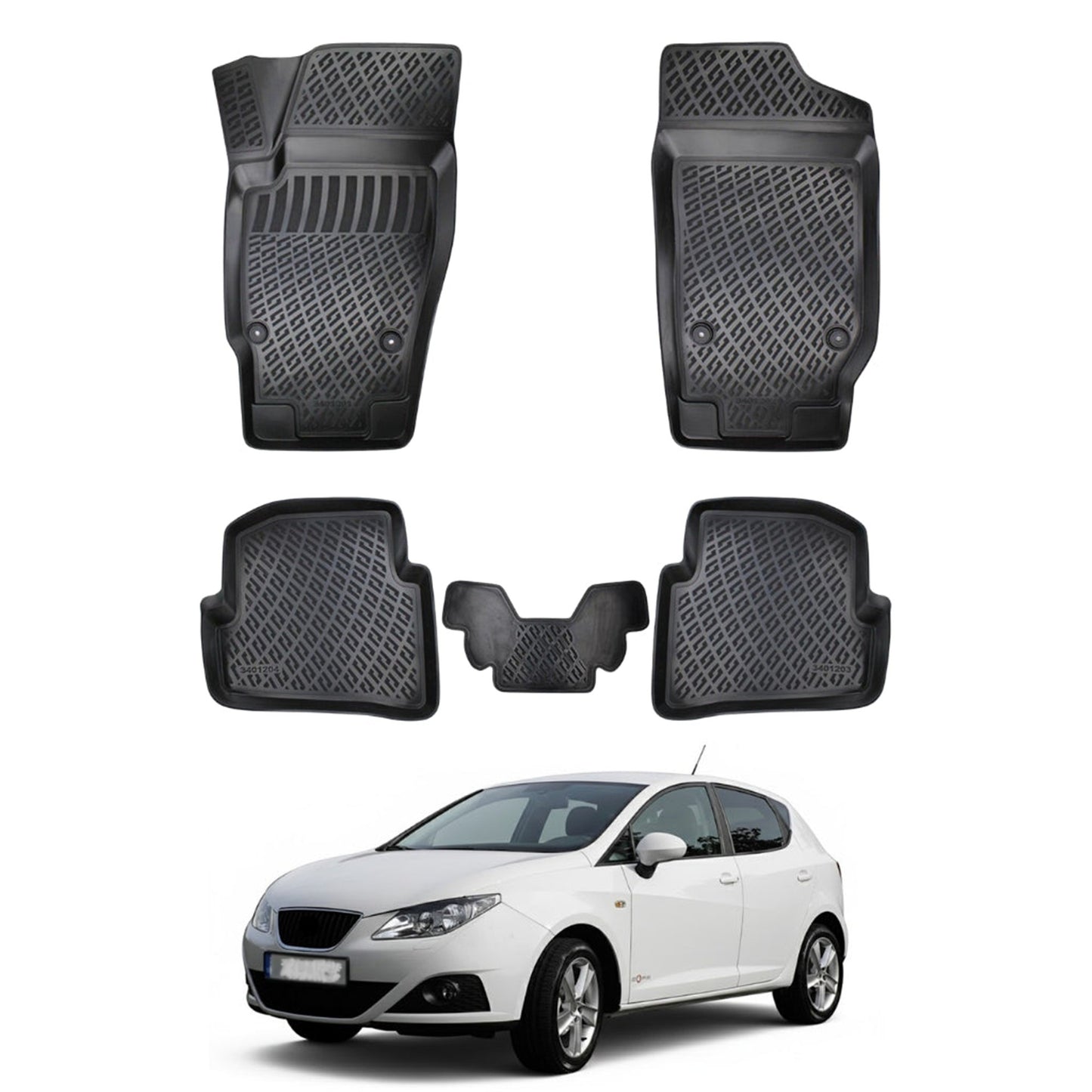 Seat Ibiza Floor Mats 2008-2017 - Auto Accessory
