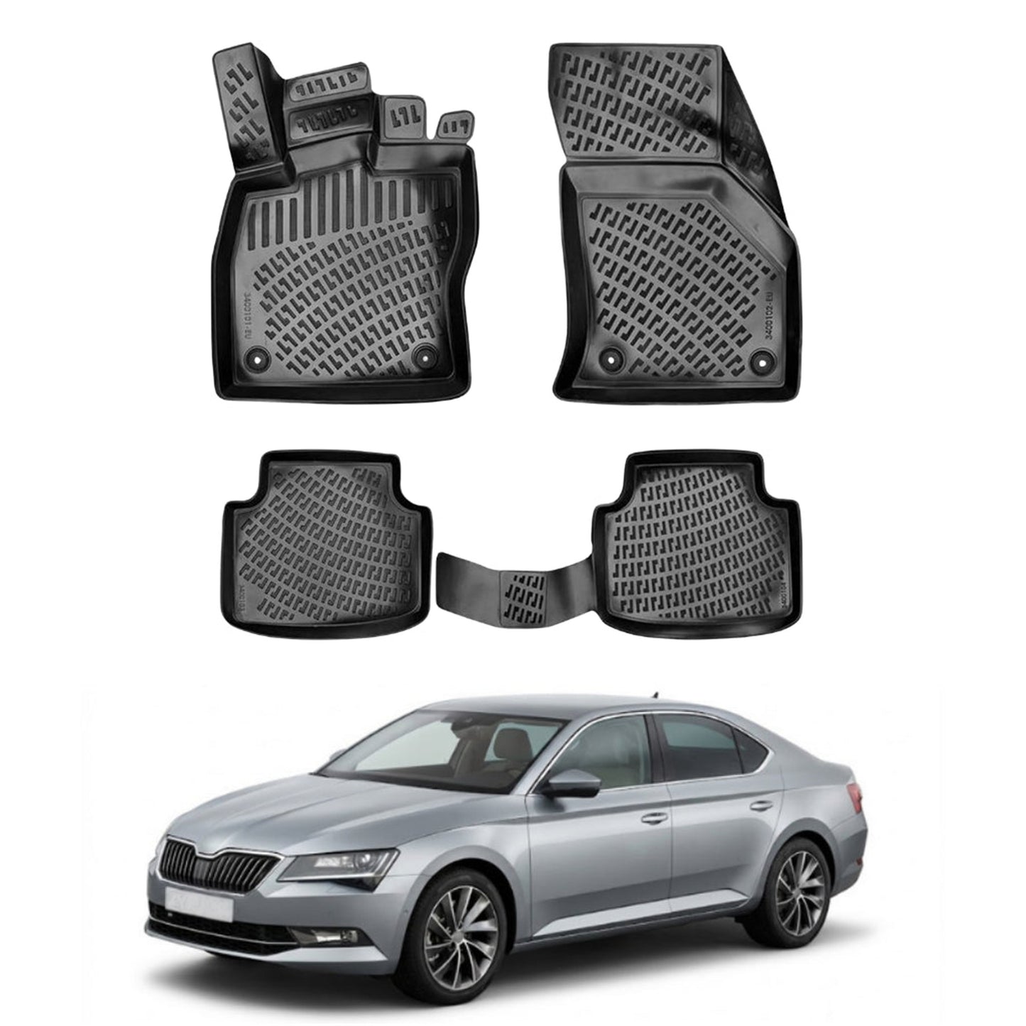 Skoda Superb Floor Mats 2015-2023 - Auto Accessory