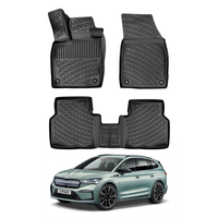 Skoda Enyaq Floor Mats 2021-2026, TPE All Weather, Non Slip Car Interior Floor Liner
