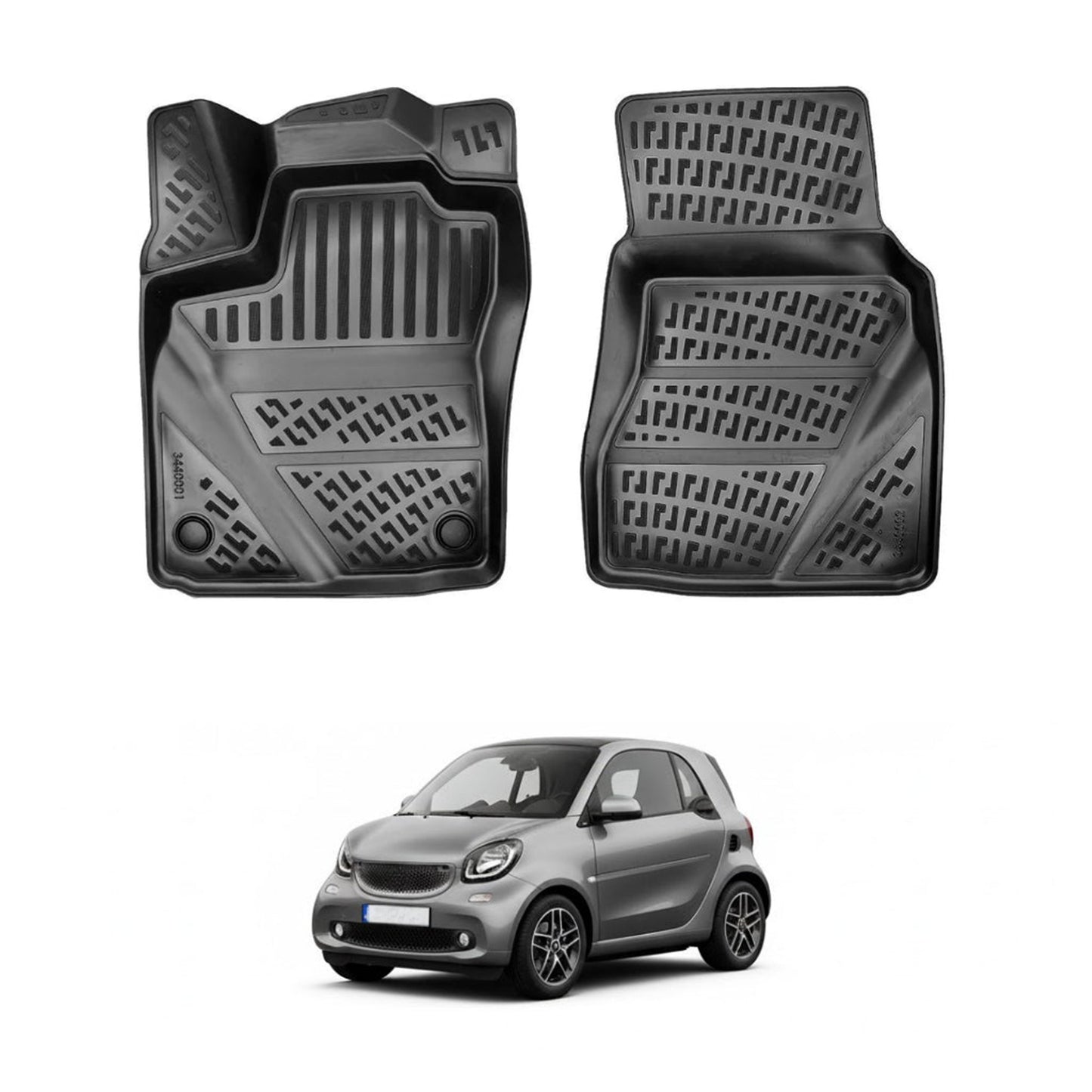 Smart Fortwo Floor Mats 2014-2019 - Auto Accessory
