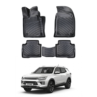 Ssangyong Korando Floor Mats 2019-2026, TPE All Weather, Non Slip Car Interior Floor Liner