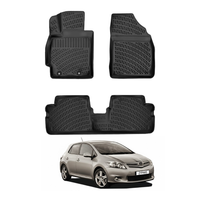 Toyota Auris Floor Mats 2006-2012, TPE All Weather, Non Slip Car Interior Floor Liner