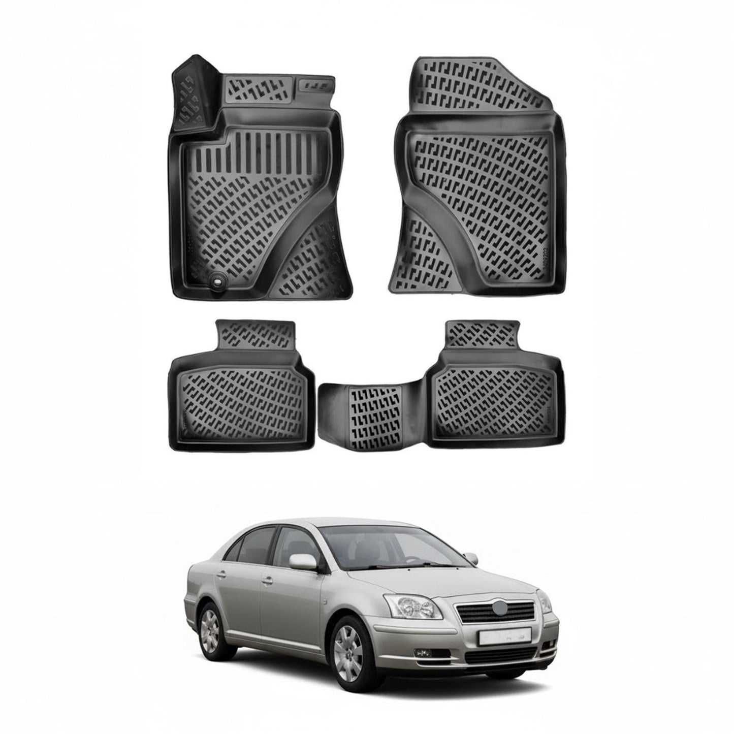 Toyota Avensis Floor Mats 2003-2009 - Auto Accessory