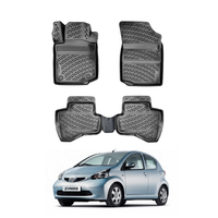 Toyota Aygo Floor Mats 2005-2014, TPE All Weather, Non Slip Car Interior Floor Liner