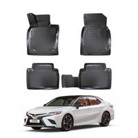 Toyota Camry Floor Mats 2017-2024, TPE All Weather, Non Slip Car Interior Floor Liner