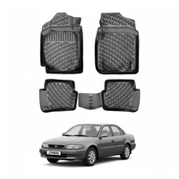 Toyota Corolla Floor Mats 1991-1998, TPE All Weather, Non Slip Car Interior Floor Liner