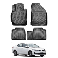 Toyota Corolla Floor Mats 2013-2018, TPE All Weather, Non Slip Car Interior Floor Liner