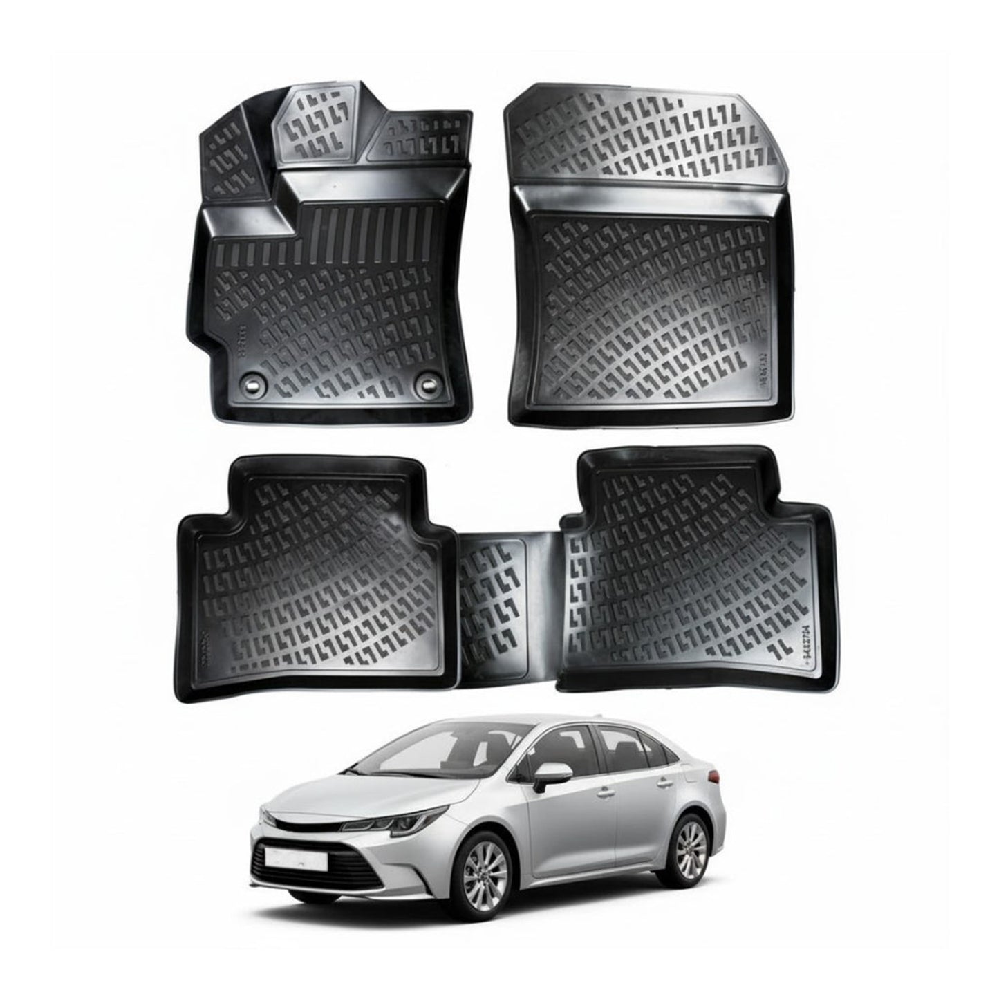 Toyota Corolla Floor Mats 2018-2026 - Auto Accessory SKU: 1067