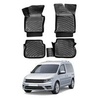 Volkswagen Caddy Floor Mats 2016-2020 - Auto Accessory SKU: 1102