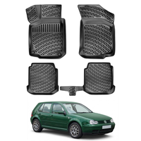 Volkswagen Golf Floor Mats 1997-2005, TPE All Weather, Non Slip Car Interior Floor Liner
