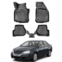 Volkswagen Jetta Floor Mats 2005-2011, TPE All Weather, Non Slip Car Interior Floor Liner