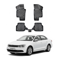 Volkswagen Jetta Floor Mats 2011-2018, TPE All Weather, Non Slip Car Interior Floor Liner