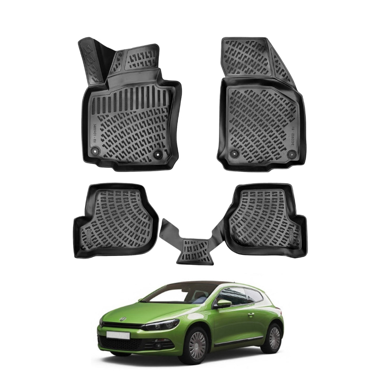 Volkswagen Scirocco Floor Mats 2008-2017 - Auto Accessory