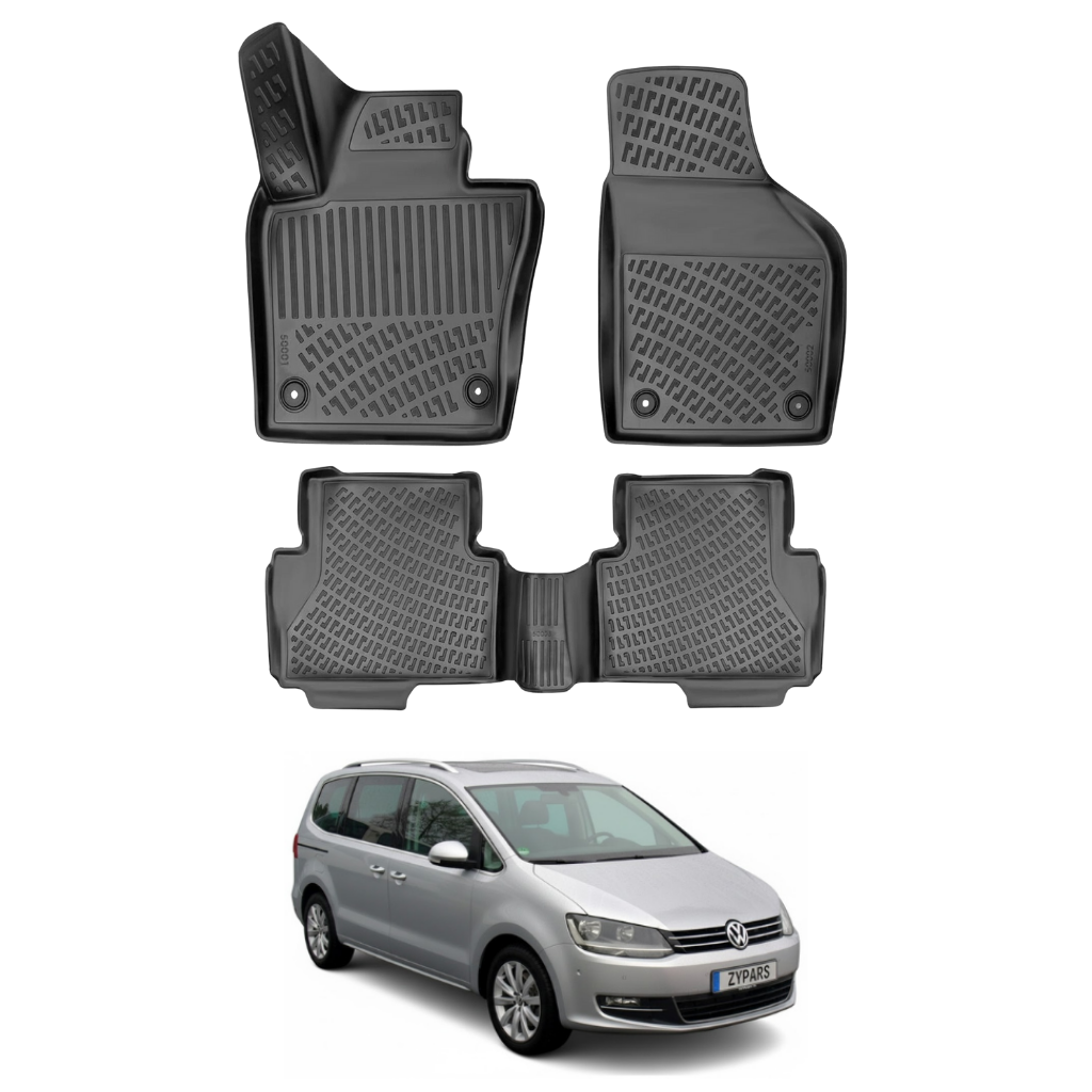 Volkswagen Sharan Floor Mats 2010-2026