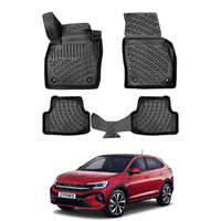 Volkswagen Taigo Floor Mats 2021-2026, TPE All Weather, Non Slip Car Interior Floor Liner