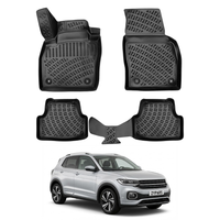 Volkswagen T-Cross Floor Mats 2019-2026, TPE All Weather, Non Slip Car Interior Floor Liner