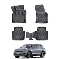 Volkswagen Tiguan Allspace Floor Mats 2016-2023, TPE All Weather, Non Slip Car Interior Floor Liner