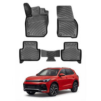 Volkswagen Tiguan Floor Mats 2024-2026, TPE All Weather, Non Slip Car Interior Floor Liner