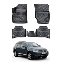 Volkswagen Touareg Floor Mats 2002-2006, TPE All Weather, Non Slip Car Interior Floor Liner
