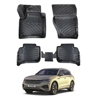 Volkswagen Touareg Floor Mats 2018-2023, TPE All Weather, Non Slip Car Interior Floor Liner