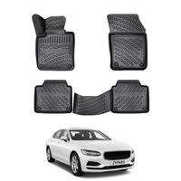 Volvo S90 Floor Mats 2016-2026, TPE All Weather, Non Slip Car Interior Floor Liner