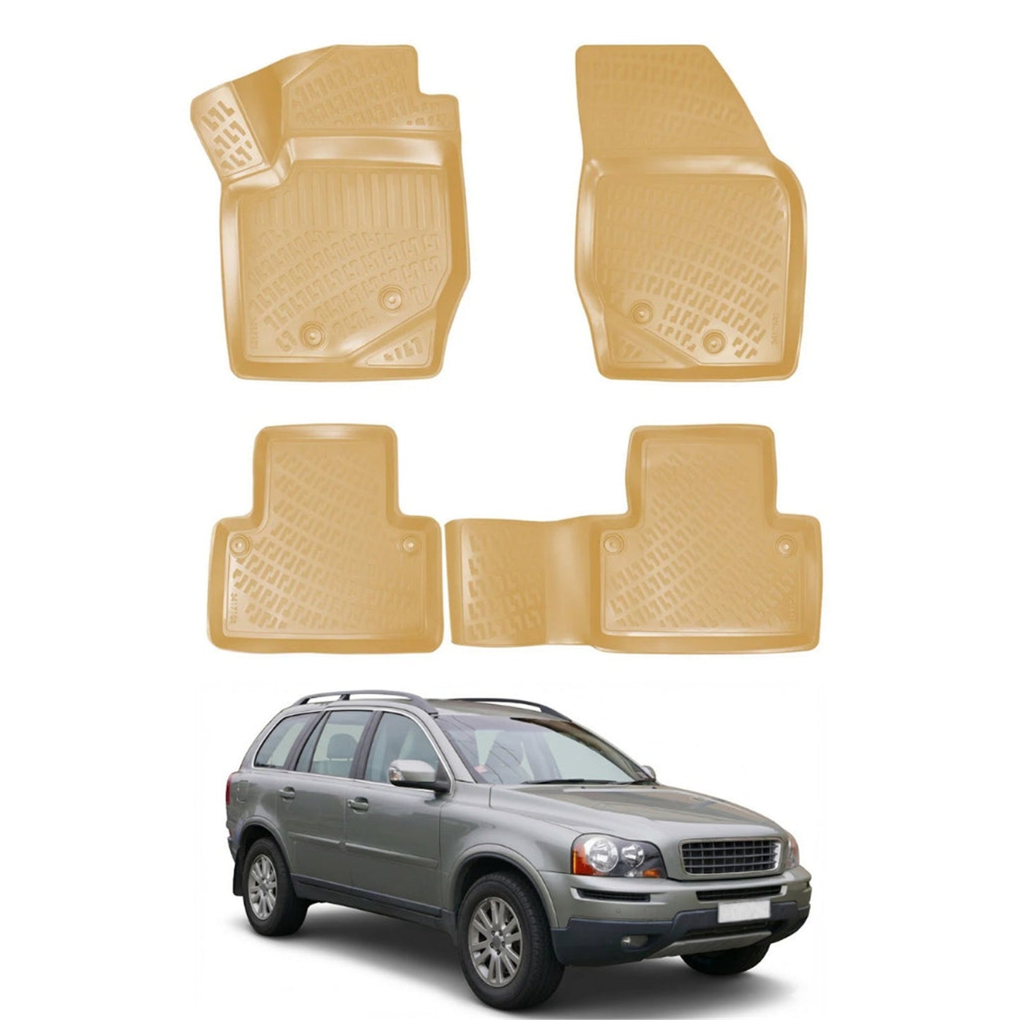 Volvo XC90 Floor Mats 2002-2014 - Auto Accessory