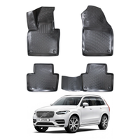 Volvo XC90 Floor Mats 2015-2026, TPE All Weather, Non Slip Car Interior Floor Liner