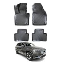Volvo XC90 Floor Mats 2018-2026, TPE All Weather, Non Slip Car Interior Floor Liner